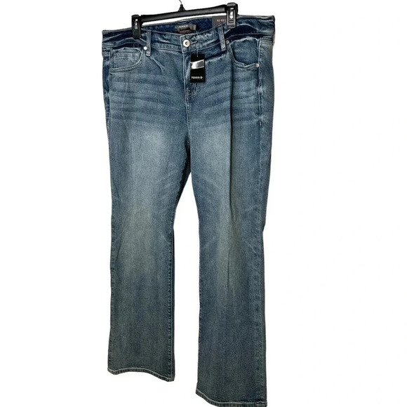 Torrid Perfect Slim Boot Classic Denim Mid-Rise Jean Sz. 18 NWT - Picture 3 of 11
